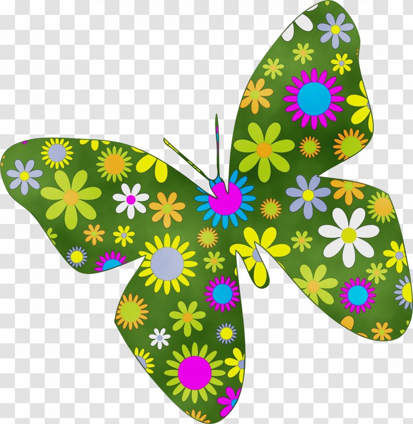 Watercolor Butterfly Background - Moths And Butterflies - Wheel Pollinator Transparent PNG