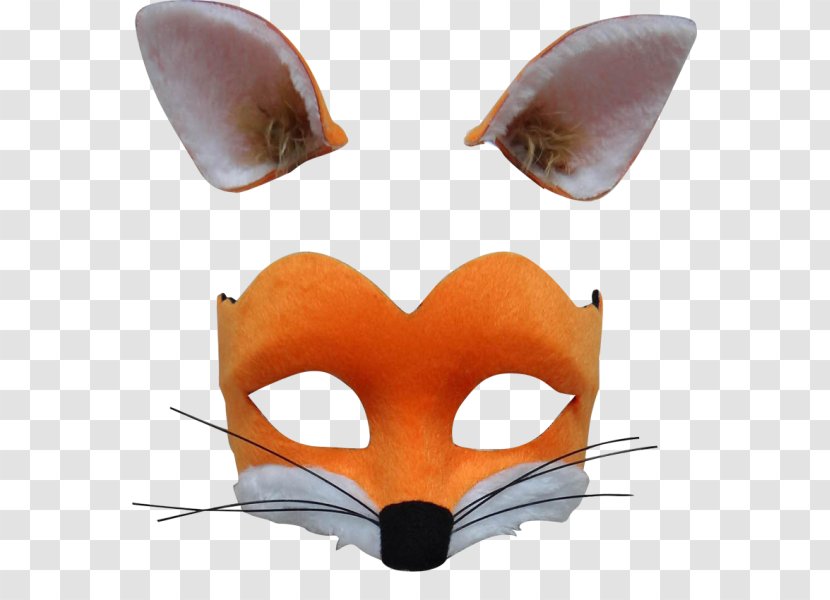 Mask Zorro Disguise Vulpini Red Fox - Shopping Transparent PNG