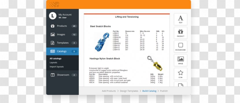 Catalog Technology Customer Line Sheet - Order Transparent PNG