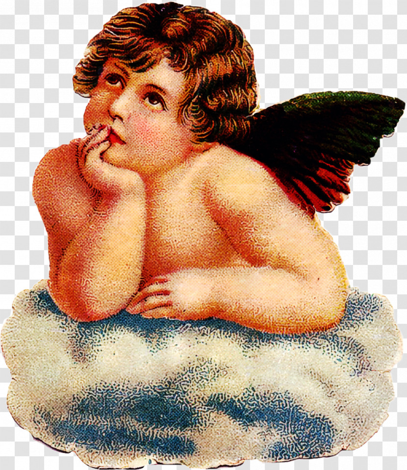 Angel Kneeling Child Cupid Transparent PNG