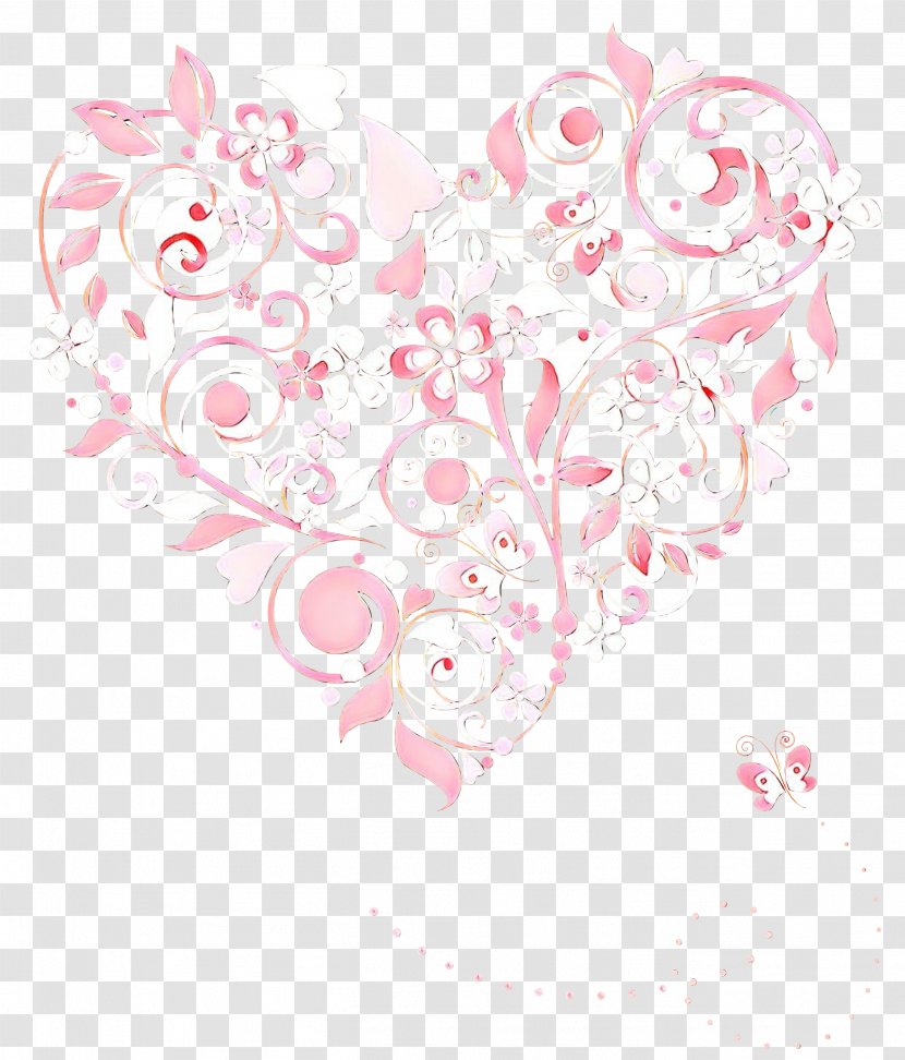 Heart Pink Text Love Transparent PNG