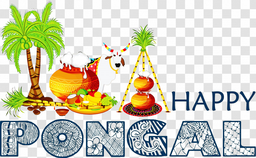 Pongal Happy Pongal Transparent PNG