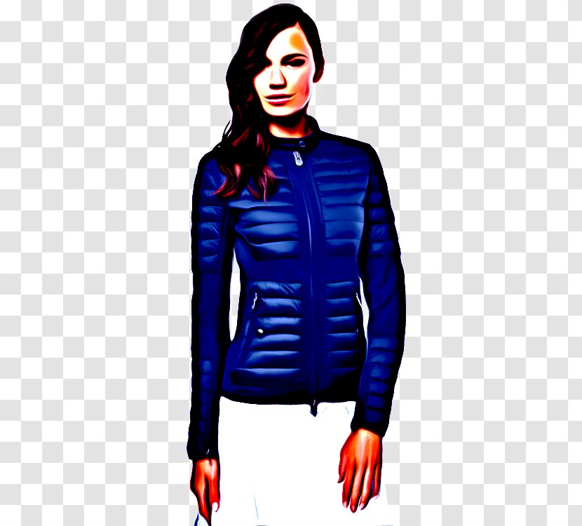 Clothing Electric Blue Cobalt Jacket - Latex Transparent PNG