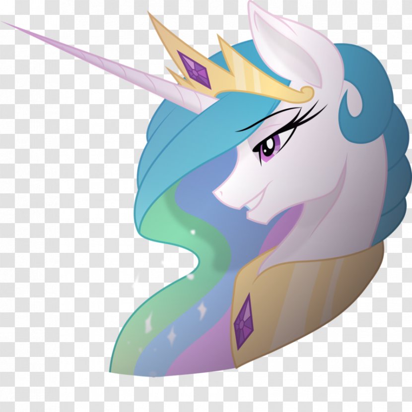 Pony Princess Celestia Art Rarity Winged Unicorn - Equestria Transparent PNG