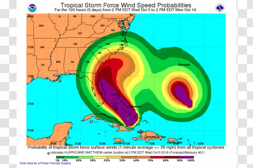 Hurricane Matthew Tropical Storm Nicole Florida Cyclone - Frame Transparent PNG