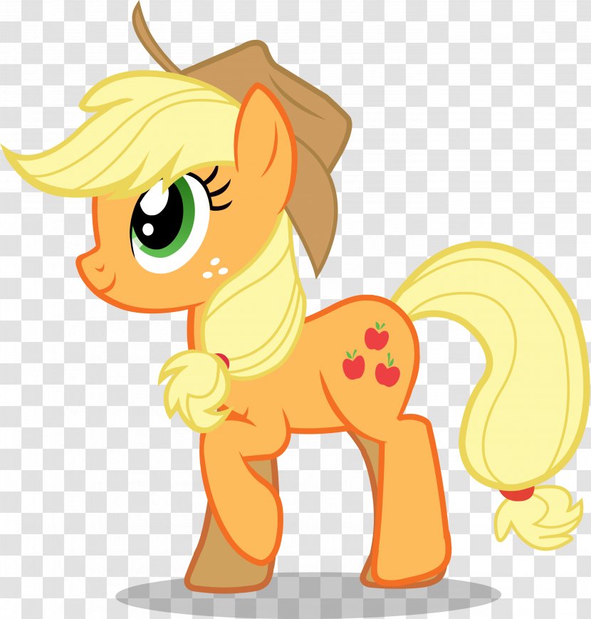 Applejack Pinkie Pie Pony Twilight Sparkle Rainbow Dash - Horse Like Mammal - Deed Transparent PNG