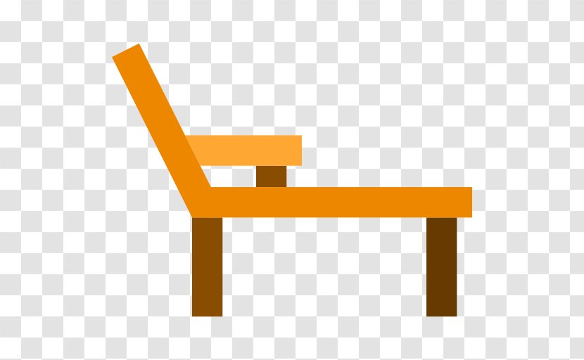 Table Deckchair Seat - Chair Transparent PNG