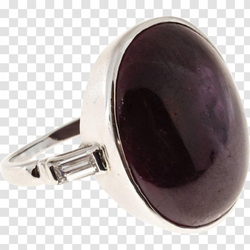 Amethyst Ring Purple Cocktail - Diamond Transparent PNG