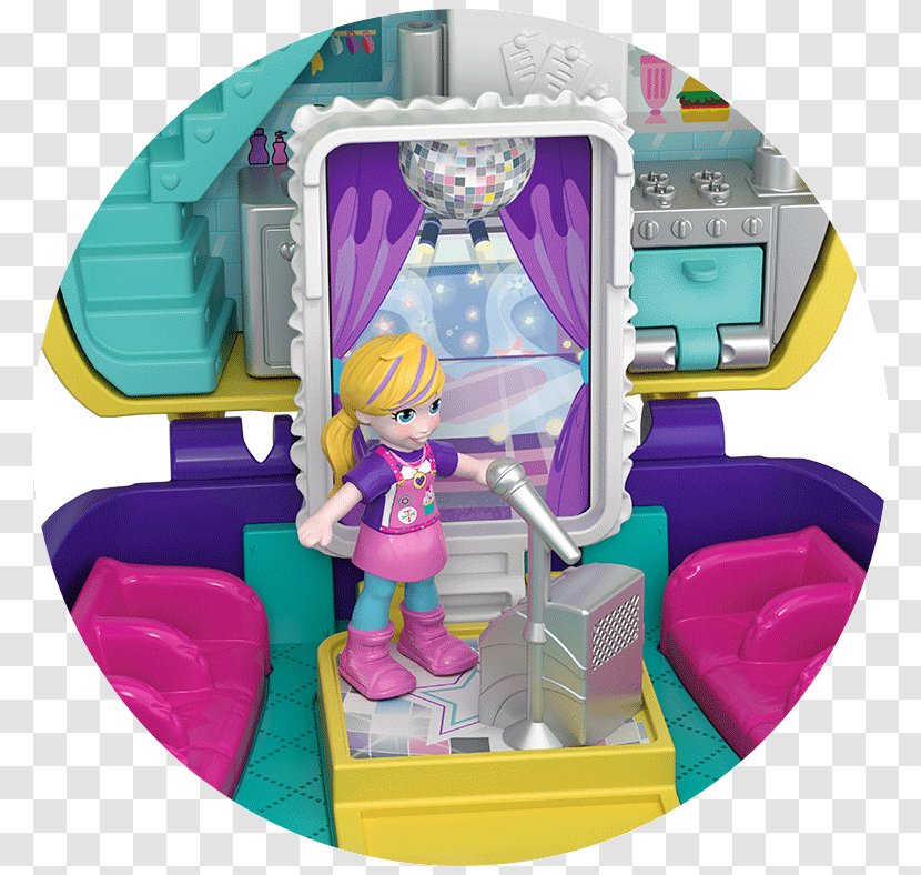 Polly Pocket Playset Mattel Toy - Purple Transparent PNG
