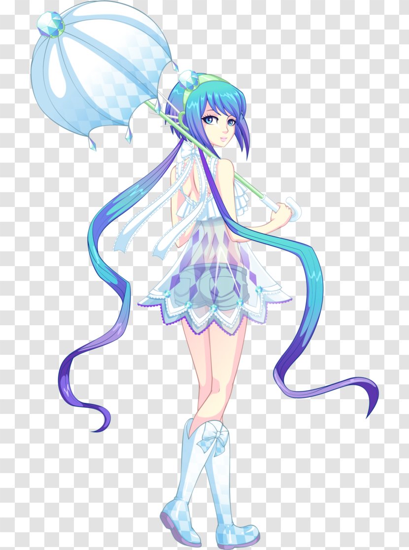 Aoki Lapis Vocaloid Merli Hatsune Miku Lazuli - Watercolor Transparent PNG
