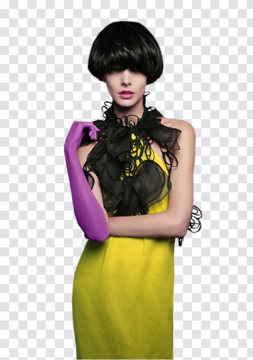 Photo Shoot Shoulder Dress Fashion Long Hair - Leopard Transparent PNG