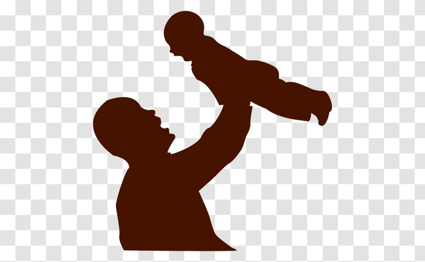 Silhouette Father Download - Joint - Daddy Transparent PNG