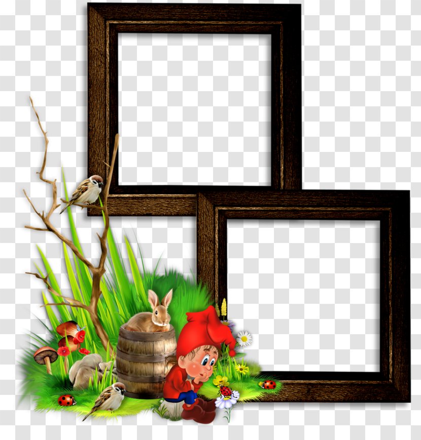 Window Picture Frames Rectangle Animated Cartoon - Flower Transparent PNG
