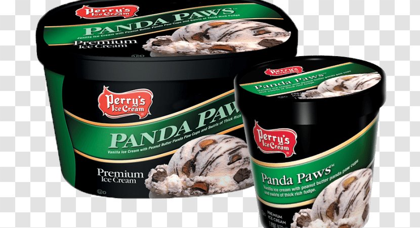 Ice Cream Chocolate Chip Cookie Milk Flavor - Panda Paw Transparent PNG