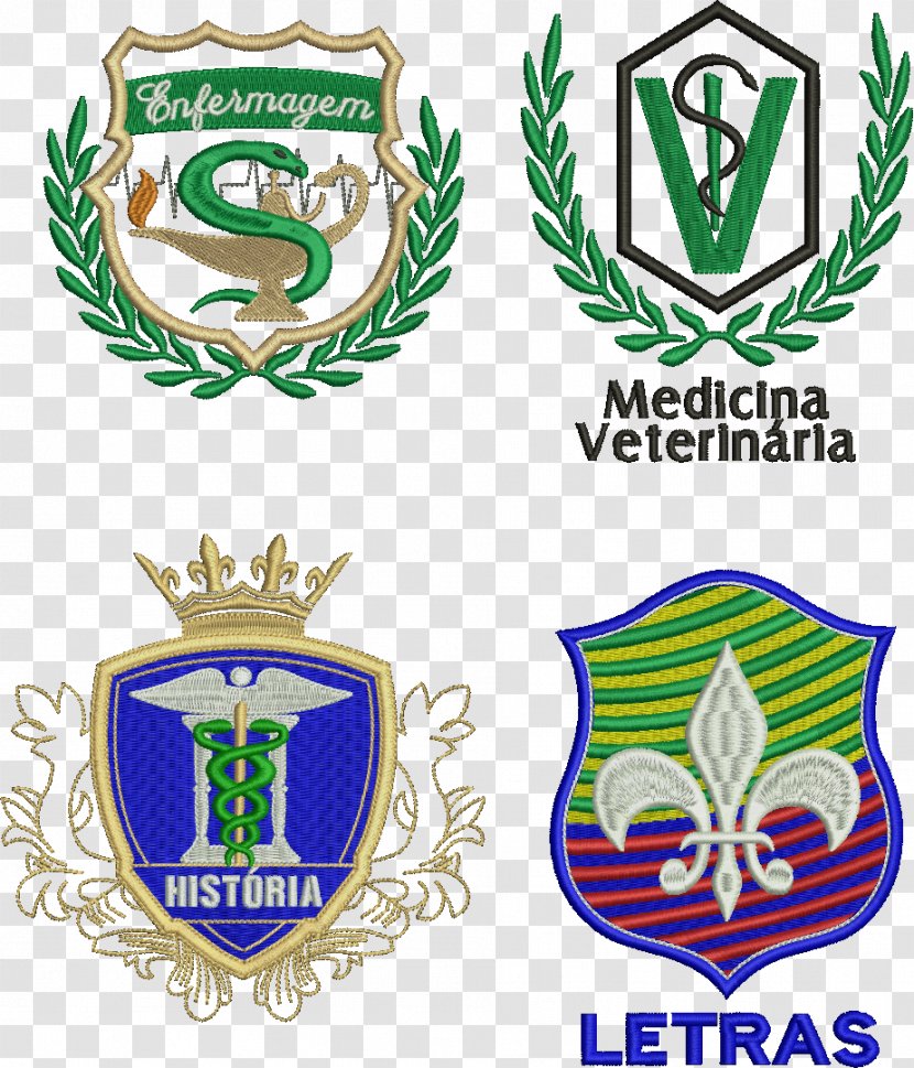 Coat Of Arms Veterinary Medicine Logo Embroidery - Aula Badge Transparent PNG