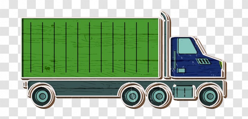 Automobile Icon Car Cargo - Delivery - Trailer Truck Transparent PNG