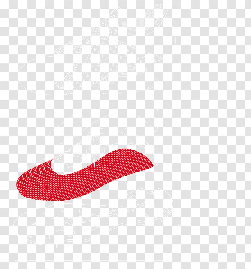 Shoe Product Design Line Font - Orange - Nike Football Transparent PNG