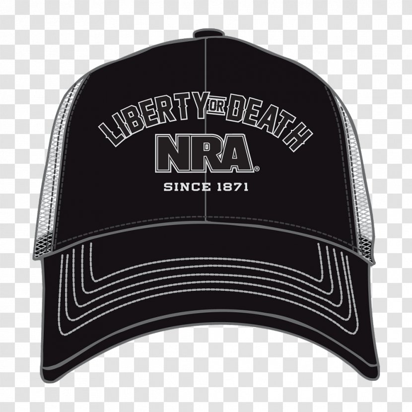 Baseball Cap NRA Men's Liberty Trucker Hat, Black Product Design - Headgear - Or Death Transparent PNG