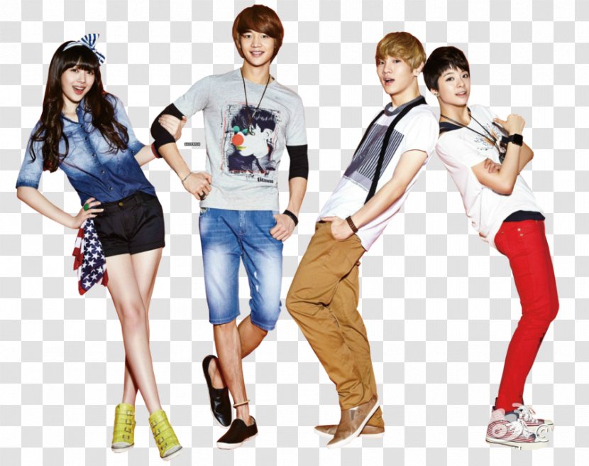 K-pop SHINee F(x) Girls' Generation Allkpop - Cartoon - Party People Transparent PNG