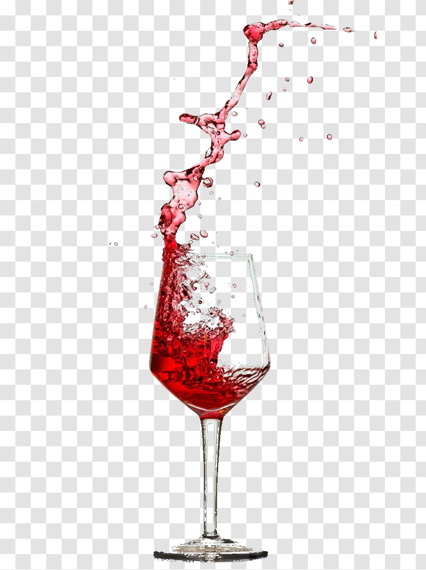 Red Wine Champagne Glass - Racks Transparent PNG