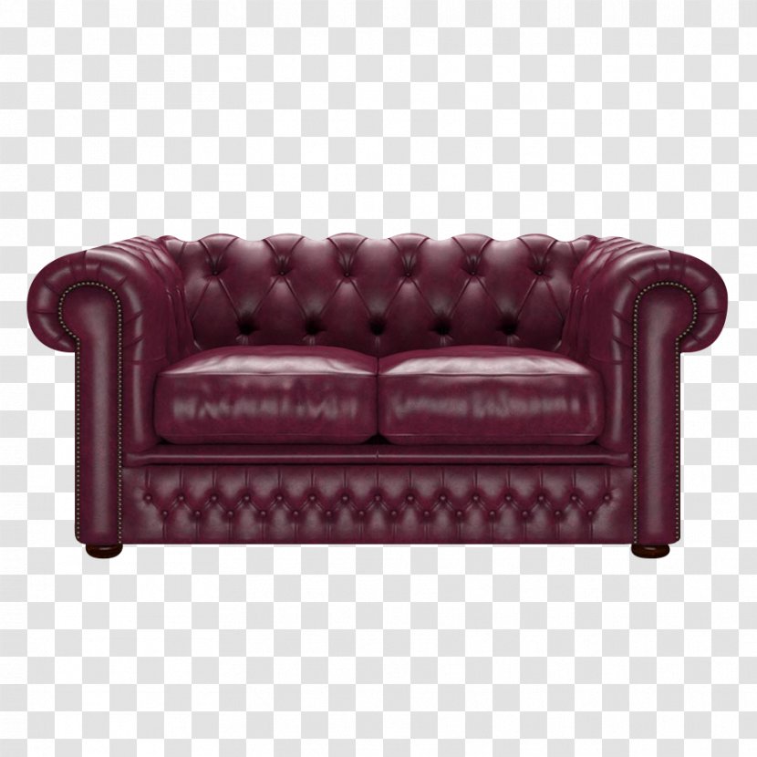 Port Faux Leather (D8482) Loveseat Couch Furniture Bench - Magenta - Chair Transparent PNG