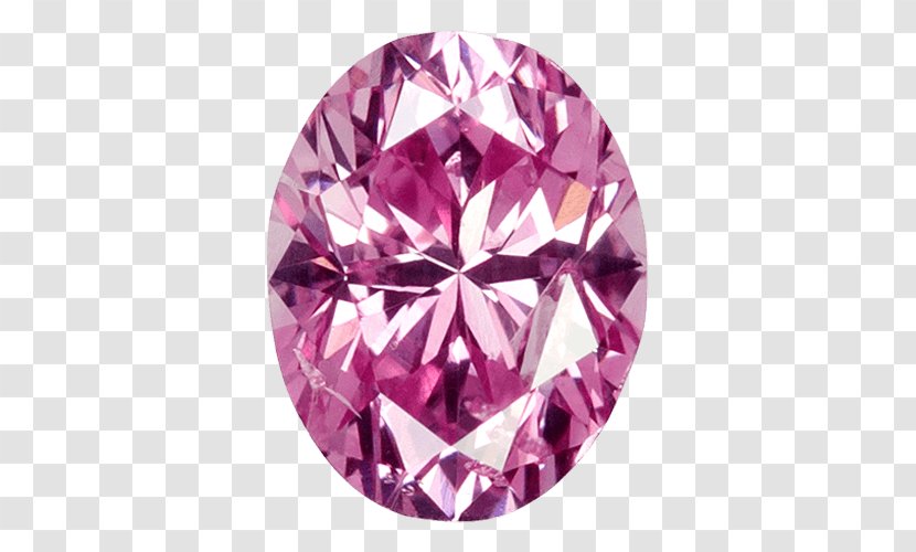 Pink Diamond Color Engagement Ring - Rose Transparent PNG