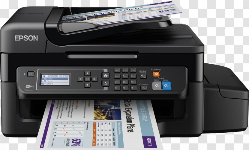 Multi-function Printer Inkjet Printing Image Scanner - Material Transparent PNG