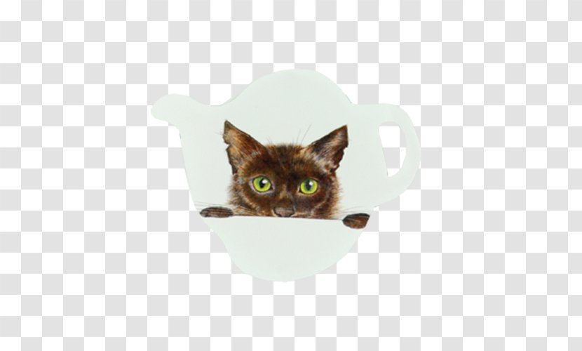 Korat Whiskers Kitten Tea Tray - Melamine Transparent PNG