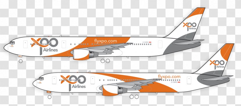 Air Travel Airline Boeing 767 Aircraft Livery - Flap - New Concept Transparent PNG