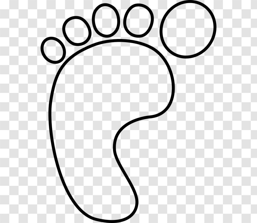 Footprint Clip Art - Area - Baby Shoes Transparent PNG