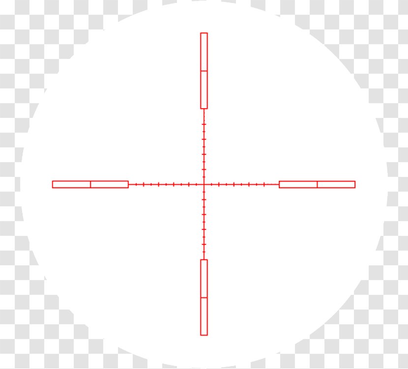 Line Angle Milliradian Point - Absehen Transparent PNG