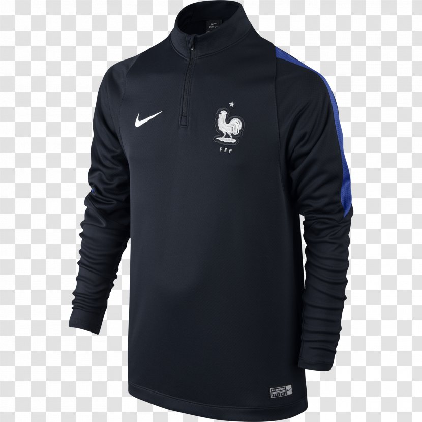 T-shirt Nike Dri-FIT France Zipper - Outerwear - Sweats Transparent PNG