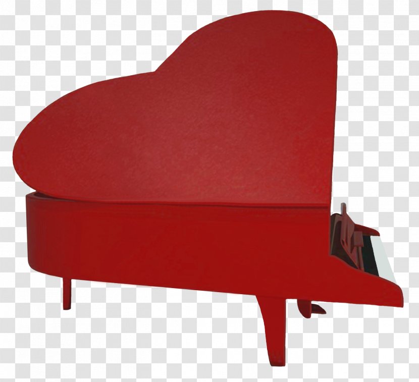 Valentine's Day Red Clip Art - Piano - Design Png Transparent PNG