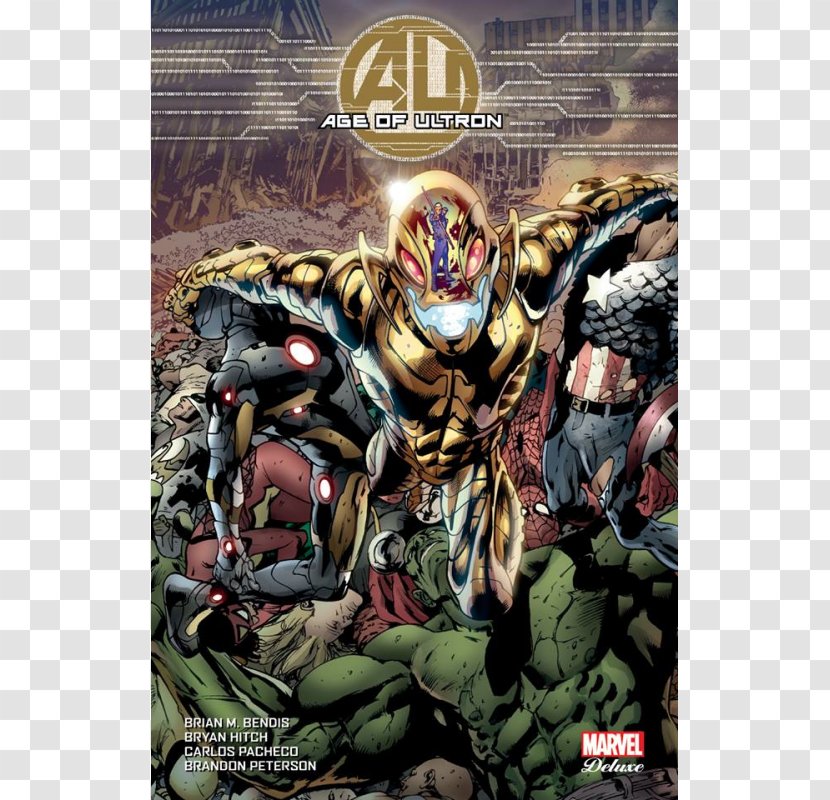 Age Of Ultron Marvel Comics Comic Book - Superhero Transparent PNG