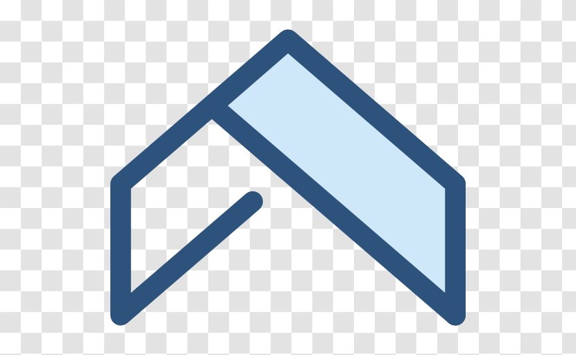 Rectangle Brand Triangle - Chevron - Blue Transparent PNG