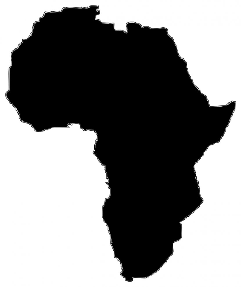 Africa Vector Map Clip Art - Monochrome Photography - Cliparts Transparent PNG