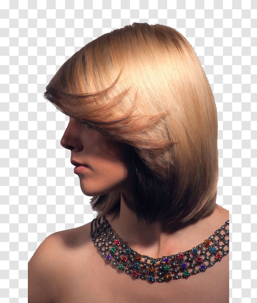 Hair Coloring Care Human Color Hairstyle - Step Cutting - Sassoon Fashion Pictures Transparent PNG