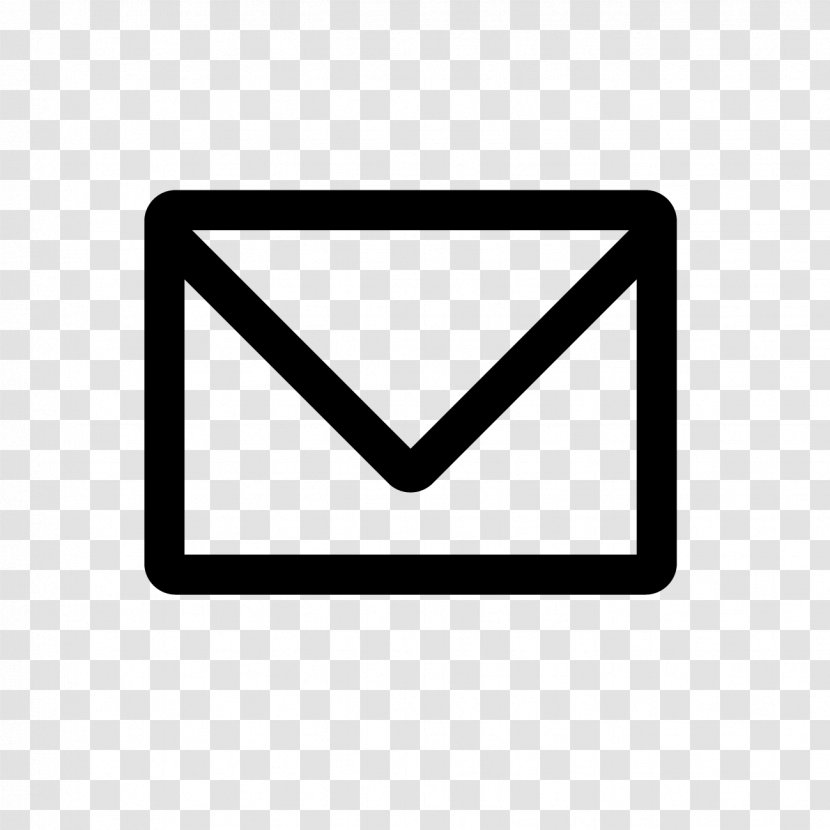 Email Clip Art - Black Transparent PNG