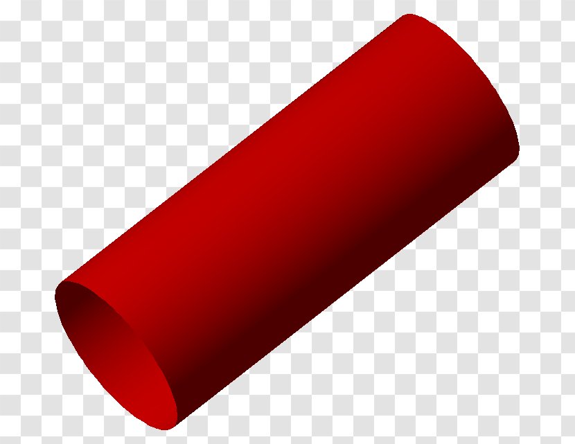 Cylinder Shape Circle Volume Red - Inscribed Sphere Transparent PNG