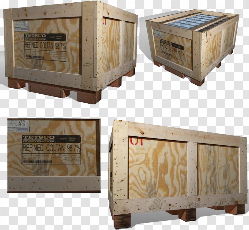 Wooden Box Crate - Furniture Transparent PNG