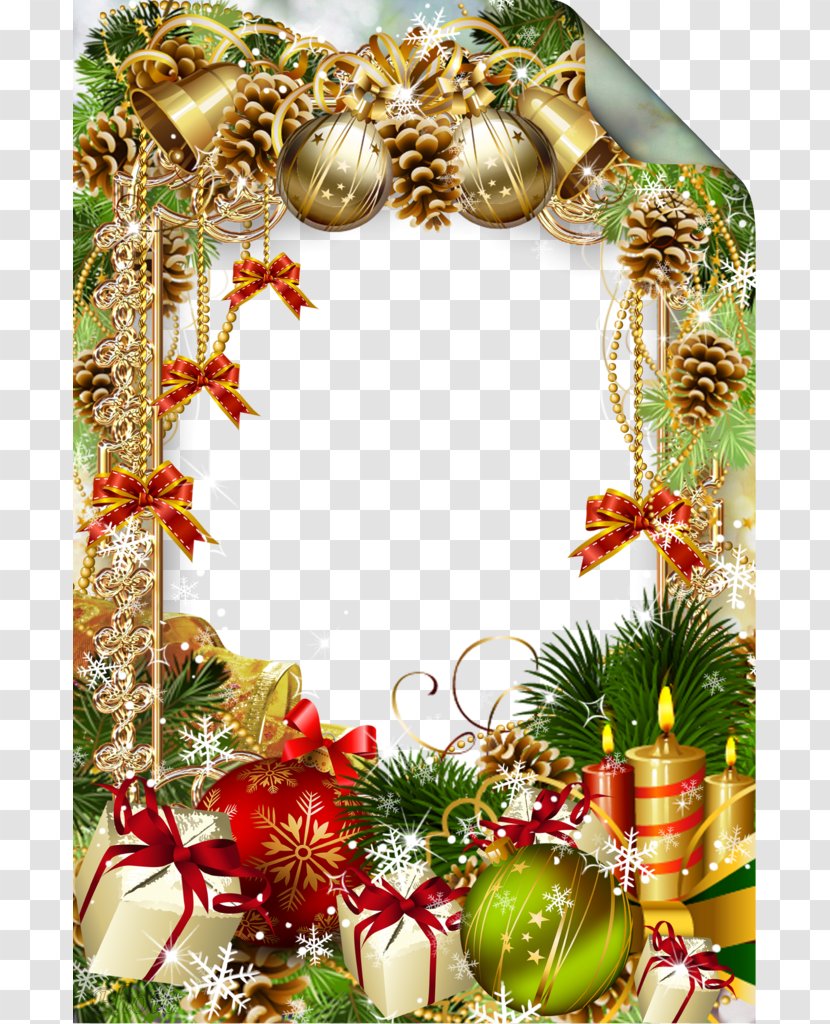 Christmas Ornament IPhone X Picture Frame - Decor - Pine Cones Transparent PNG