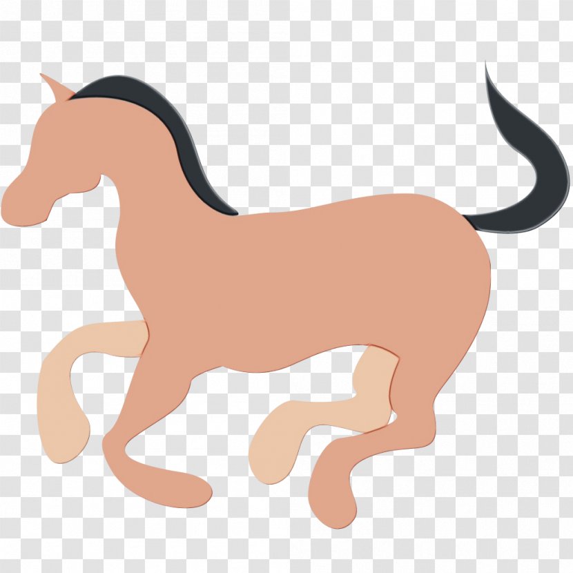 Horse Cartoon - Mane - Stallion Fawn Transparent PNG