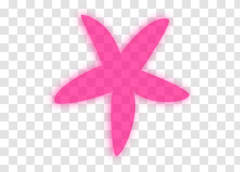 Starfish Free Clip Art - Simple Pink Cliparts Transparent PNG