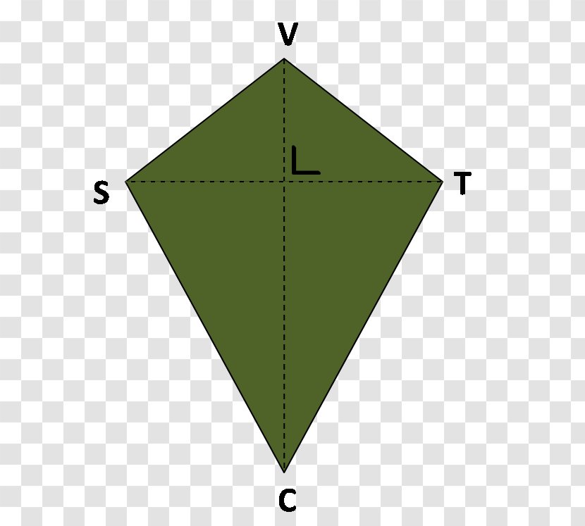 Triangle Bangun Datar Kite Edge - Angle Transparent PNG