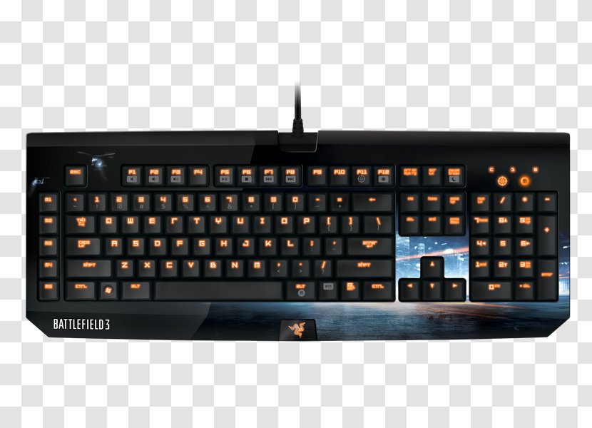 Computer Keyboard Gaming Keypad Razer Inc. Mouse BlackWidow Chroma Transparent PNG