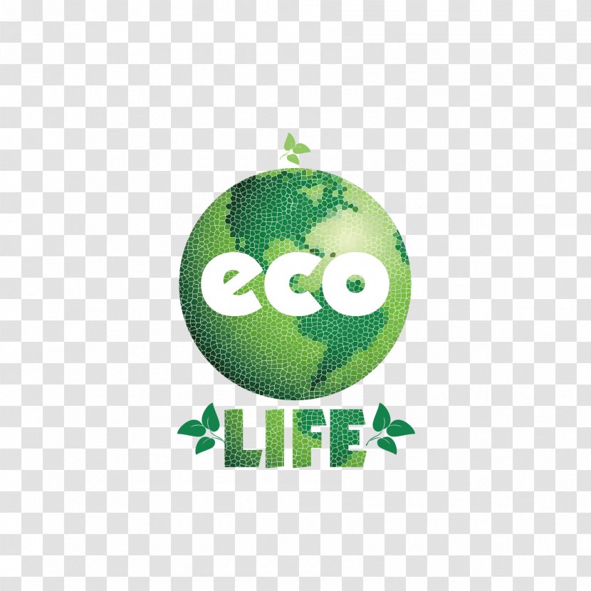 Earth Green Logo Ecology - Planet - Vector Transparent PNG