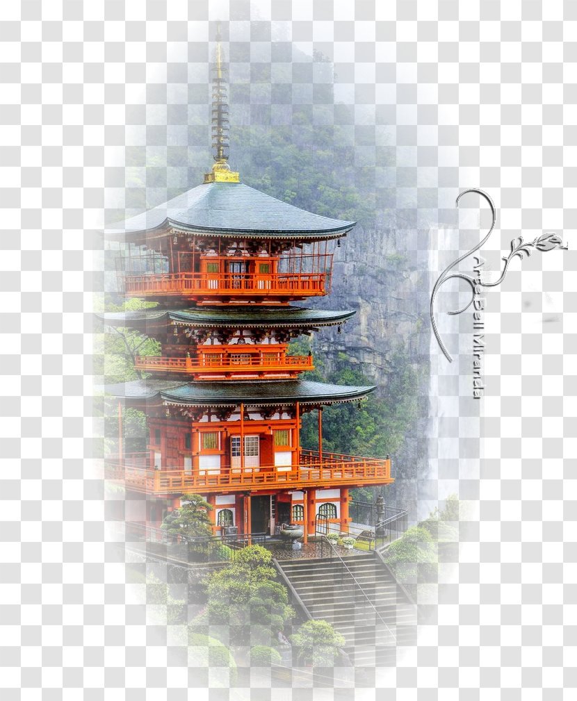 Nachi Falls Seiganto-ji Mount Fuji Shinto Shrine Temple Transparent PNG