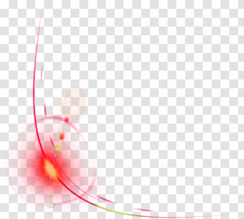 Light Aperture Ray - Luminous Efficacy - Flowing Red Effect Transparent PNG