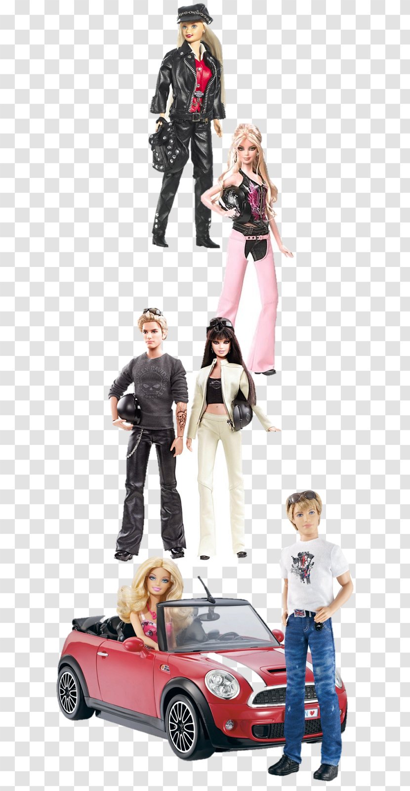 MINI Cooper Ken Car Barbie - Game - Mini Transparent PNG