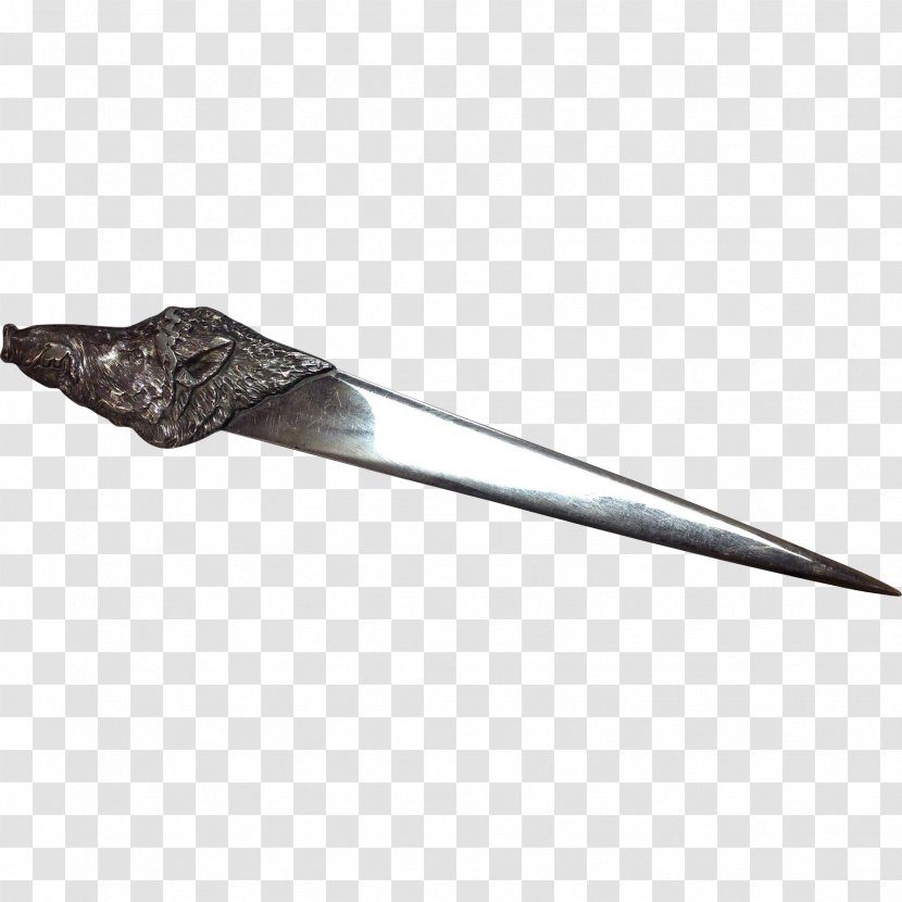Throwing Knife Weapon Dagger Blade - Boar Transparent PNG